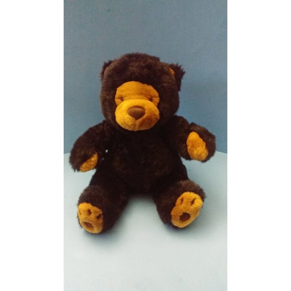 Sitting Black Teddy Bear  Stuff Animal 14'' Plush - Picture 2 of 9